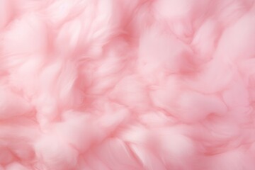 a close-up view of soft pink fluffy fabric showcasing its unique texture, pink cotton candy backgrou