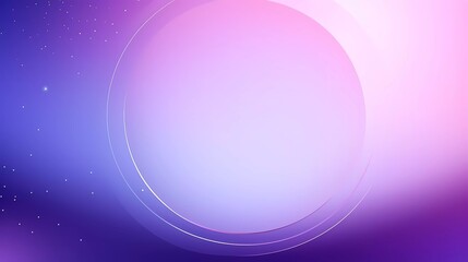 Poster - gradient purple background with circle theme. generative ai