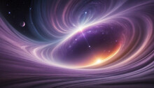 The Melodic Contours Of Quantum Clouds And Galactic Hues Texture. Dreamscape Quantum Texture. Stardust Symphony