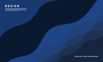 Wall Mural - Abstract vector background dark blue with modern corporate concept