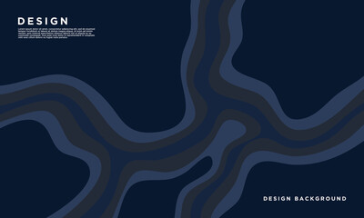 Wall Mural - Abstract vector background dark blue with modern corporate concept