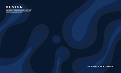 Wall Mural - Abstract vector background dark blue with modern corporate concept