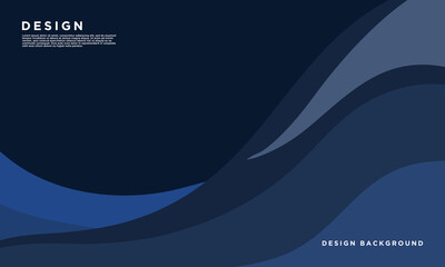 Wall Mural - Abstract vector background dark blue with modern corporate concept
