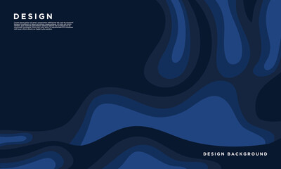 Wall Mural - Abstract vector background dark blue with modern corporate concept