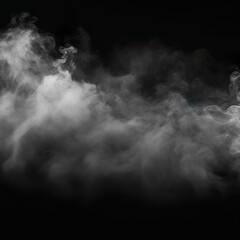 Smoke black ground fog cloud floor mist background steam dust dark white horror overlay. Ground smoke haze night black water atmosphere 3d magic spooky smog texture isolated transparent effect circle