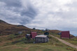 Borçka Karagöl plateau houses, huts and sky