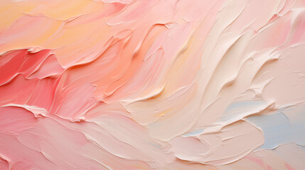  High-Resolution Pastel Paint Strokes Macro Photography