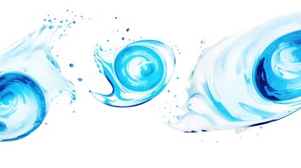 Poster - A close-up view of a glass of water sitting on a white surface. Perfect for illustrating concepts related to hydration and refreshment