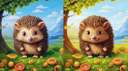 Aufkleber - A picture featuring a hedge and a tree in a natural setting. This image can be used to depict elements of nature and the beauty of the outdoors