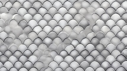 Poster - A black and white photo capturing the beauty of a chain link fence. Versatile and suitable for various uses