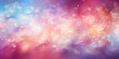 Blur bright festive background with intricate abstract colorful shapes, glowing many colored soft pastel red, blue, pink, lilac gradient shiny lights