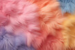 Colorful fluffy fur texture background