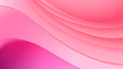 Poster - Pink gradient background. Smooth color combination of abstract circle paper cut. generative ai