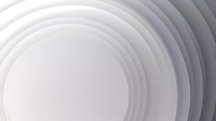 Poster - Gray gradient background. Smooth color combination of abstract circle paper cut. generative ai