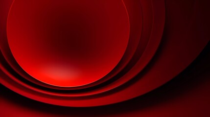 Poster - Dark red background, Abstract geometric circle ring color shape. generative ai