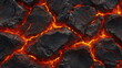 © waranyu - Lava texture fire background, crack texture