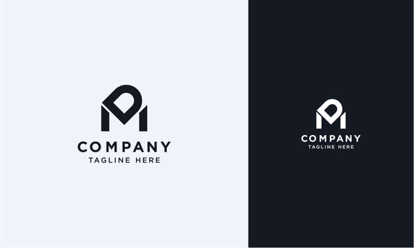 MD or DM initial logo concept monogram,logo template designed to make your logo process easy and approachable. All colors and text can be modified