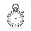 © Fahad - Stopwatch timer cartoon icon illustration.