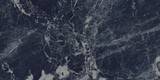 Fototapeta Desenie - dark blue marble texture background, black marble background with white veins