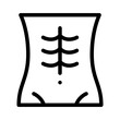 abdominals line icon