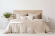 cozy modern scandi style bedroom