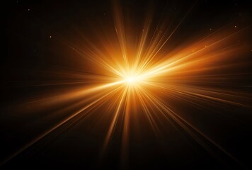 sun light overlay. sun rays overlay. sun rays light isolated on black background