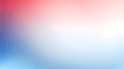 Poster - blurred gradient of white, ,red and blue colors, with noise effect abstract background. generative ai