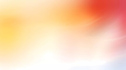 Poster - blurred gradient of white, ,red and yellow colors, with noise effect abstract background. generative ai