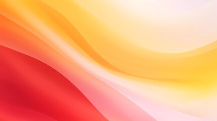 Poster - blurred gradient of white, ,red and yellow colors, with noise effect abstract background. generative ai