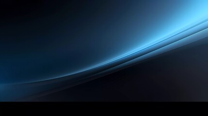 Poster - Blurred gradient black, blue and silver color gradation, with noise effect abstract background. generative ai