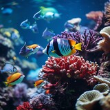 Fototapeta Do akwarium - tropical coral reef