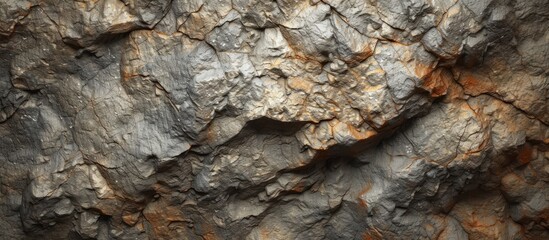 Poster - Pattern rock texture with contrasting light and dark areas.