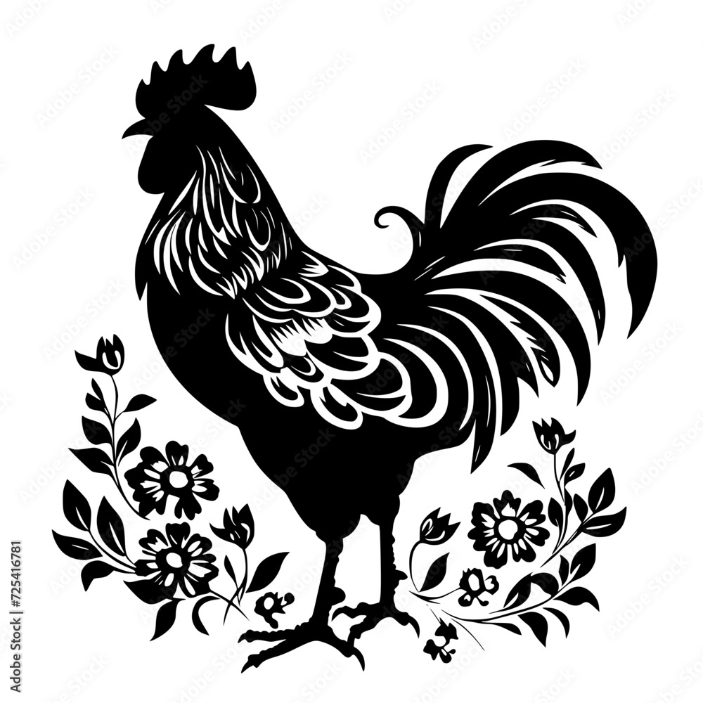 rooster png, rooster svg, rooster vector, rooster silhouette, eps, png ...