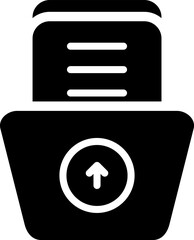 Poster - Upload Vector Icon