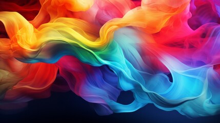 Wall Mural - Vibrant abstract desktop wallpaper in stunning colors