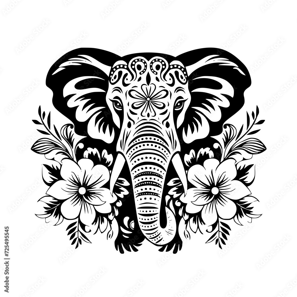 Elephant Svg, Elephant Mandala Svg, Elephant Clipart, Mandala Svg, Elephant Cricut, Elephant Vector, Africa Svg, Elephant Cut file, Elephant Svg, elephant mandala svg, Boho Elephant png, svg cut files