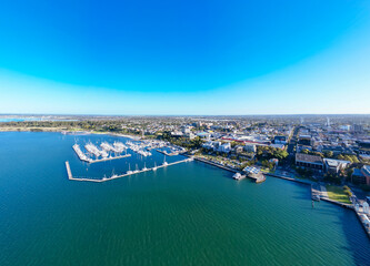 Canvas Print - Geelong Waterfront and CBD in Australia