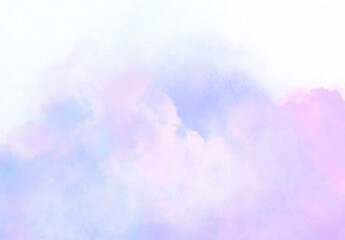 Wall Mural - pastel colored clouds, cloudscape, on transparent background clip art clip art