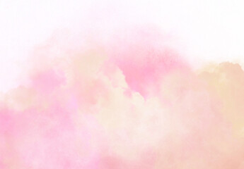 Wall Mural - pastel colored clouds, cloudscape, on transparent background clip art clip art
