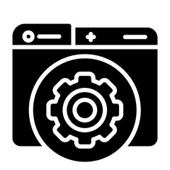 Canvas Print - Maintenance Vector Icon