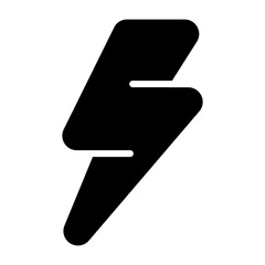 Sticker - Thunder Vector Icon