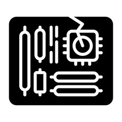 Wall Mural - Motherboard Vector Icon