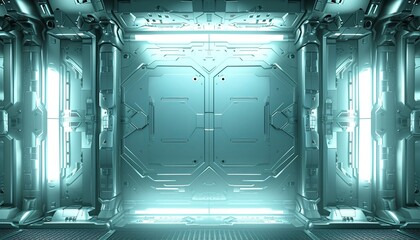 futuristic sci-fi design external panels: space station, spaceship, or star ship science fiction sty