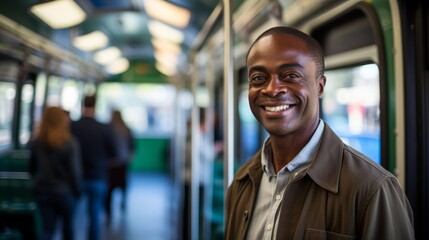 Wall Mural - Advocate in community setting passionate about accessible transport