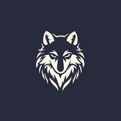 Wall Mural - Wolf Head Logo