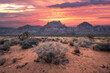 Desert Sunset in Red Rock Canyon Conservation Area 