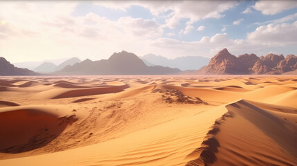 Wall Mural - Sand dune desert