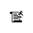 Document vector icon. Illustration isolated for graphic and web design. Document icon in trendy flat style isolated on background. Line icon for business, partnership, deal, cooperation concept.