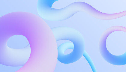 Modern abstract background. Creative layout curve dynamic waves shapes for banner, poster design. Vector illustration