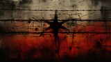 Halloween spooky themed scary barbed wire with dark grunge wall background wallpaper.